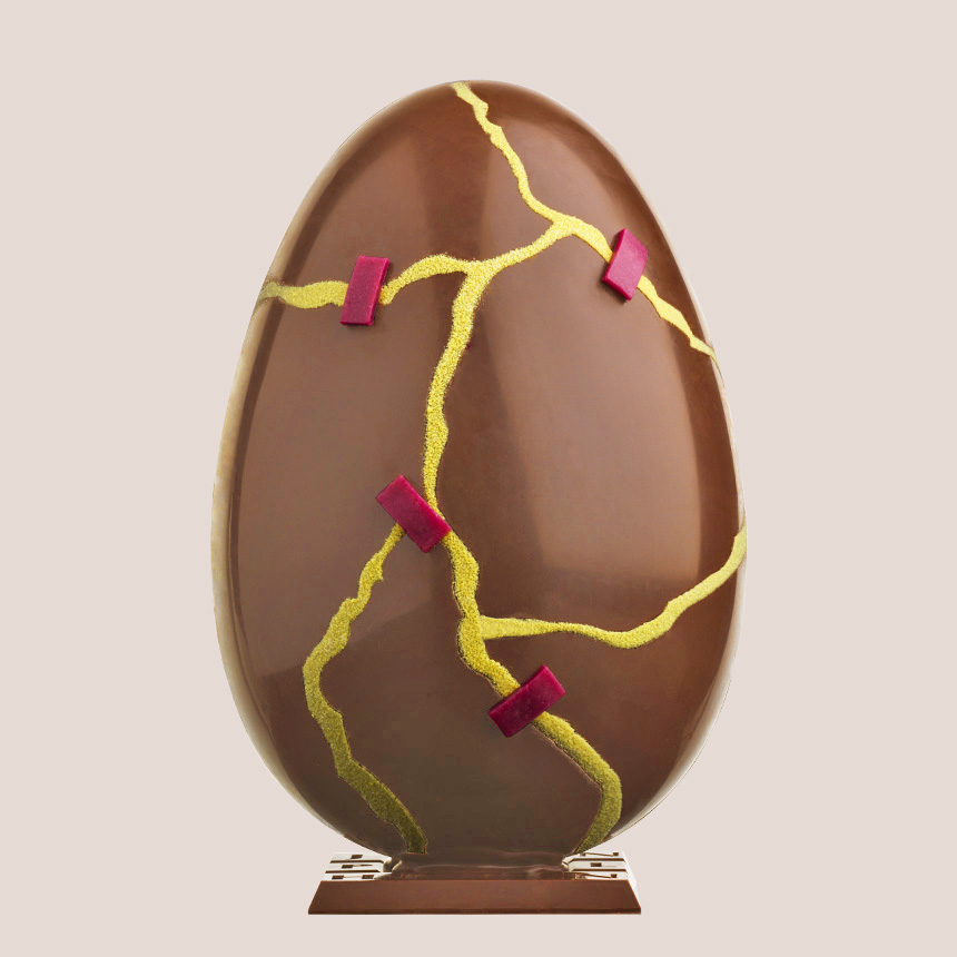 oeuf chocolat kintsugi